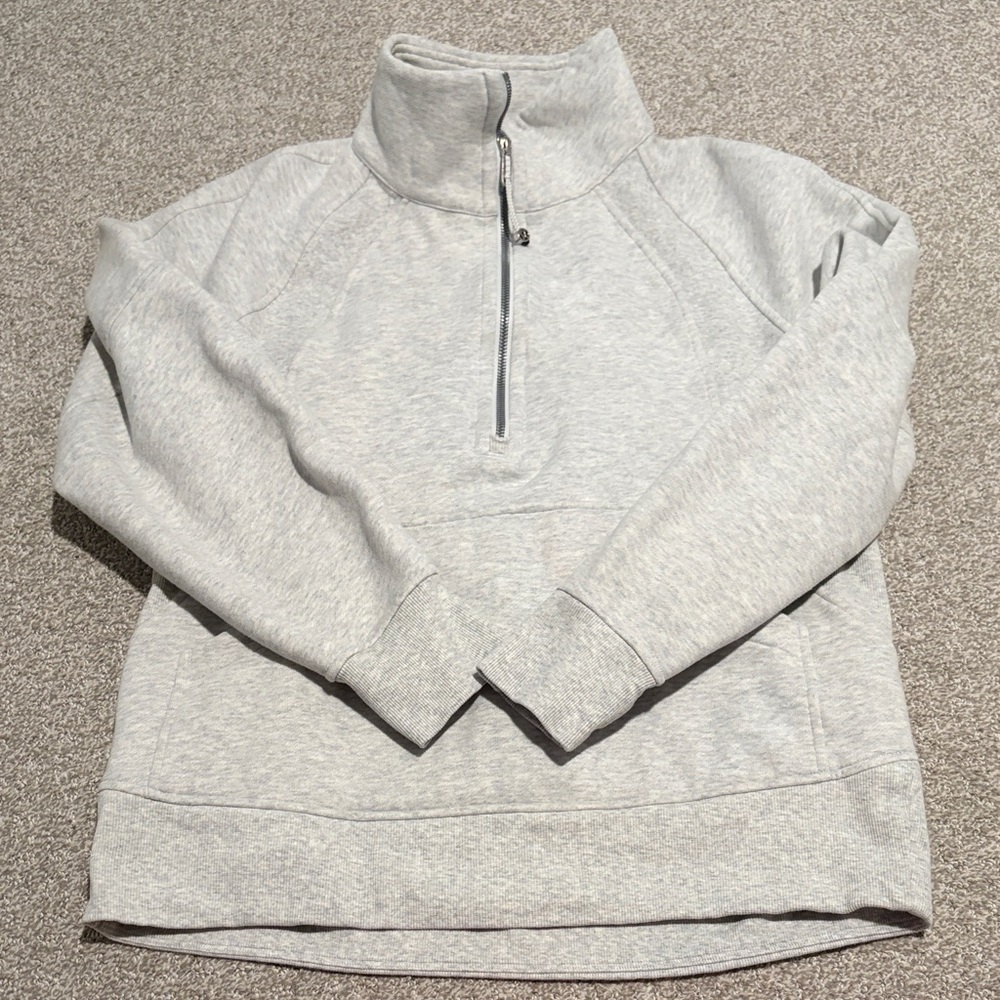 lululemon athletica Gray Half-Zip Sweatshirt